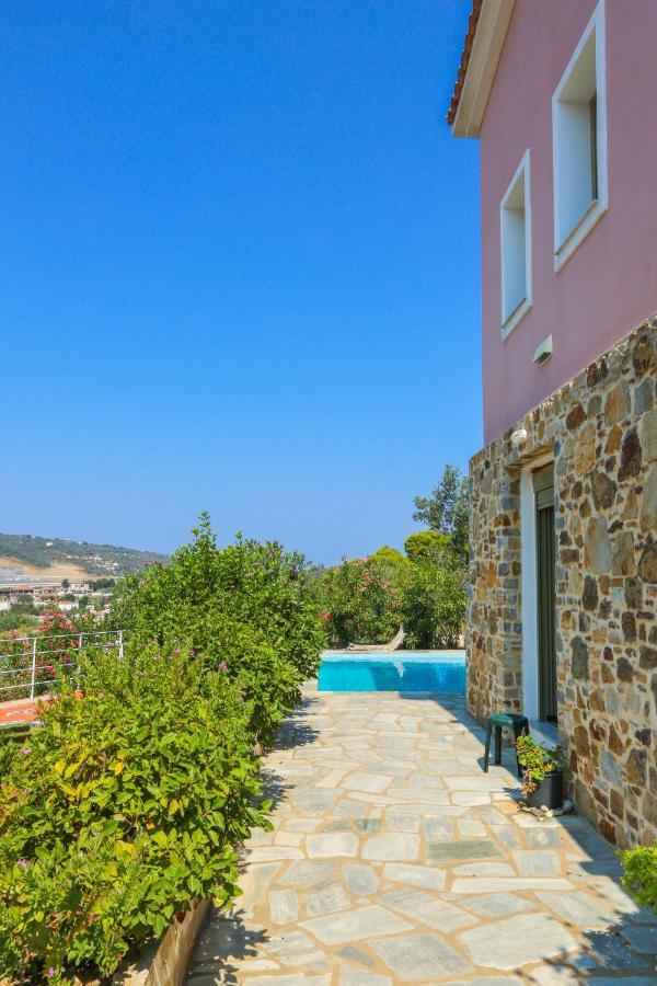 Skiathos Seaview Villa With Pool Пунда Экстерьер фото