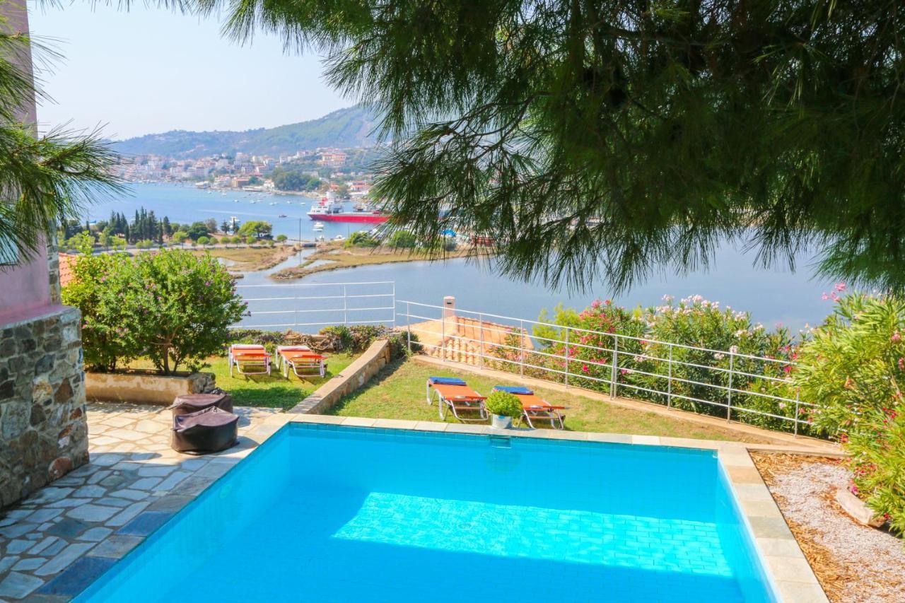 Skiathos Seaview Villa With Pool Пунда Экстерьер фото