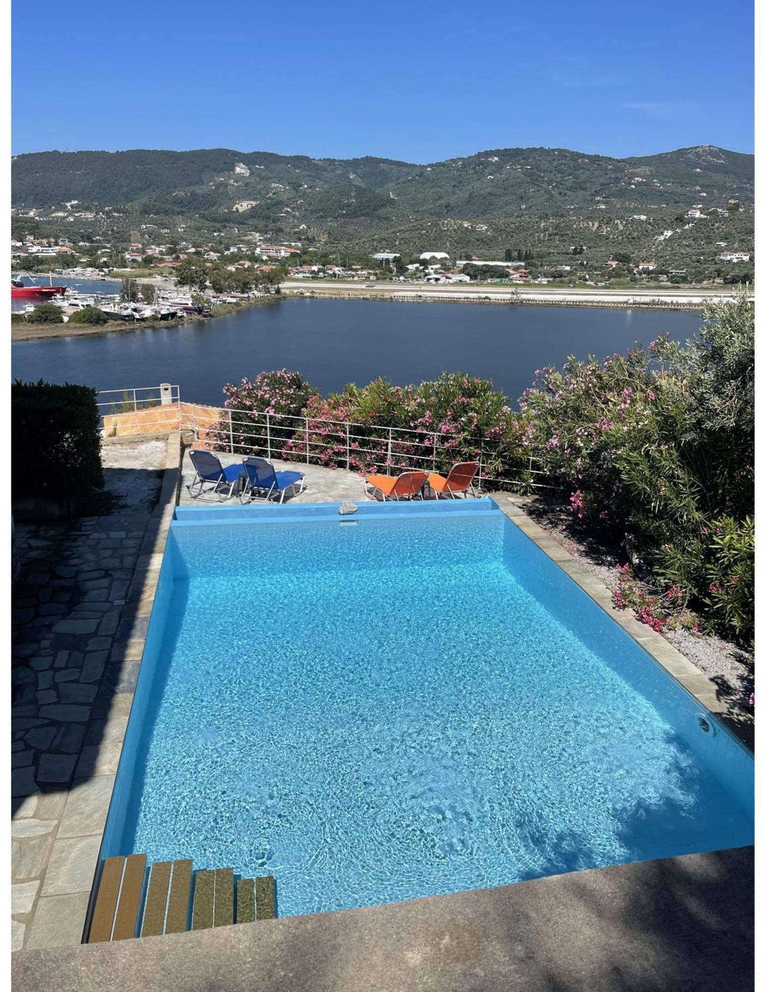 Skiathos Seaview Villa With Pool Пунда Экстерьер фото